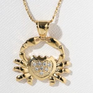 Vanessa Mooney Star Sign Cancer Necklace